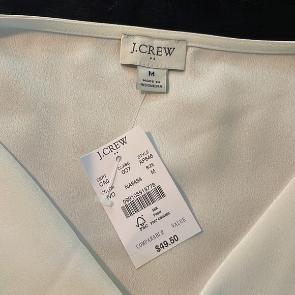 NWT sleeveless JCrew blouse - Picture 3 of 6